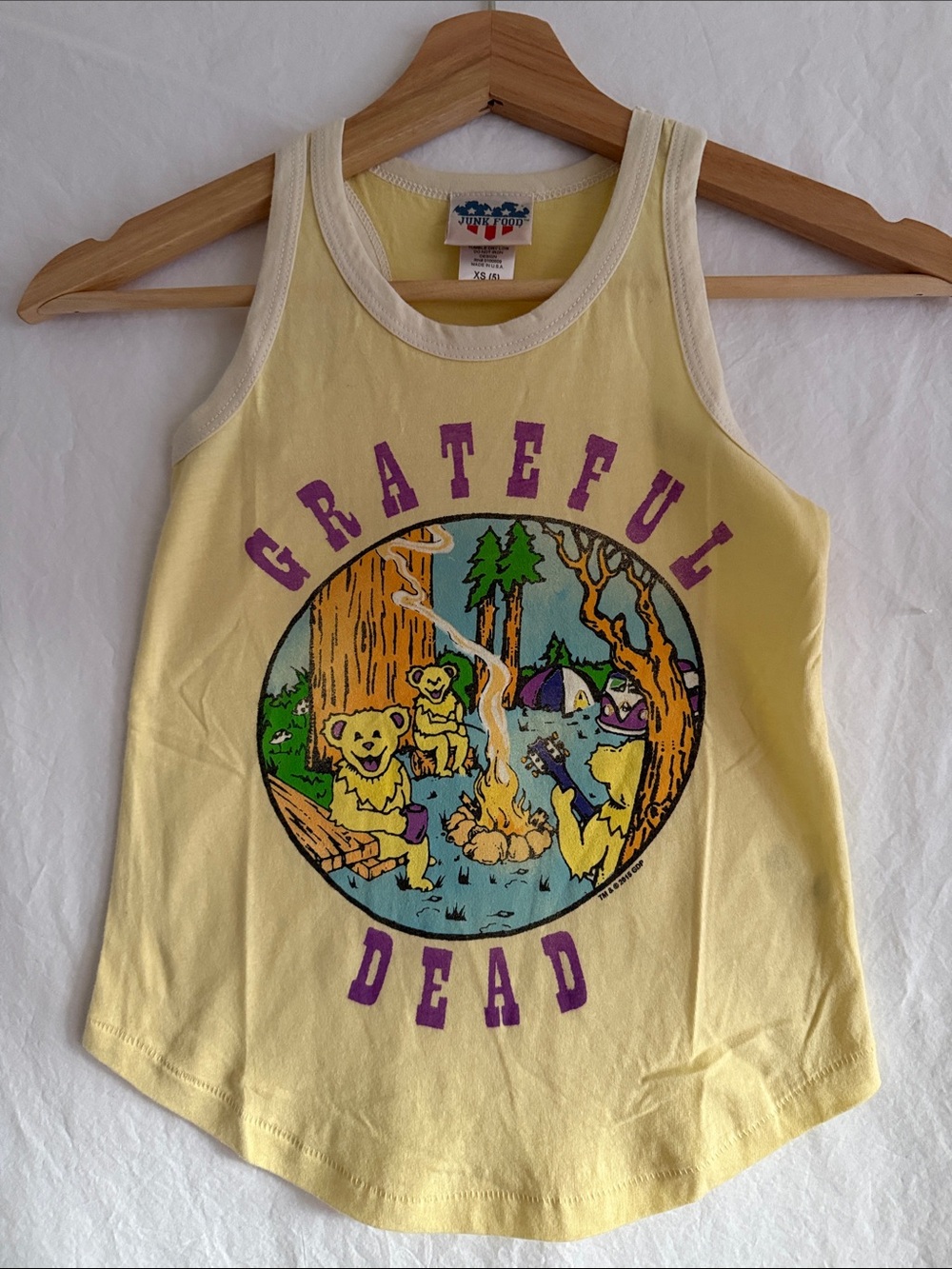 Junk food x Grateful Dead Kid tank tee